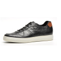 men's casual wrinkle leather Street sneaker